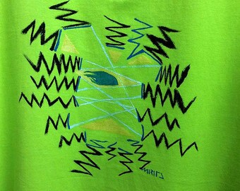 Lime Plus Size T shirt Curves V neck Unique
