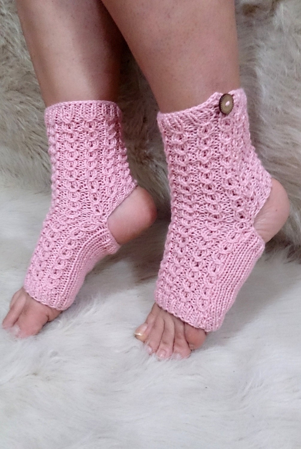 clothing gift Pink yoga socks toeless socks ddlg