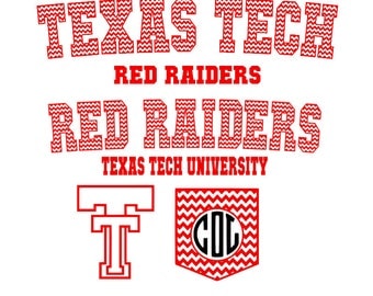 Texas Tech Jersey set SVG Studio Eps PNG Pdf Vinyl cutting file