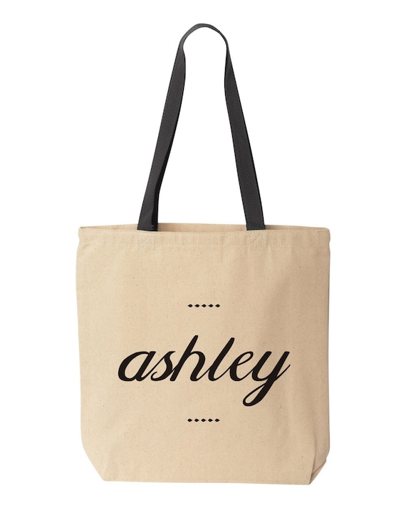 Tote Bag Personalized | Canvas Bag with Name | Wedding & Bridal Party Gift Bags by Wystar Shop ...