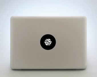 Polygon Laptop Sticker Or Tablet Decal "Hexagon" suitable for MacBook or iPad, Hexagon decal, MacBook decal, MacBook sticker, iPad sticker
