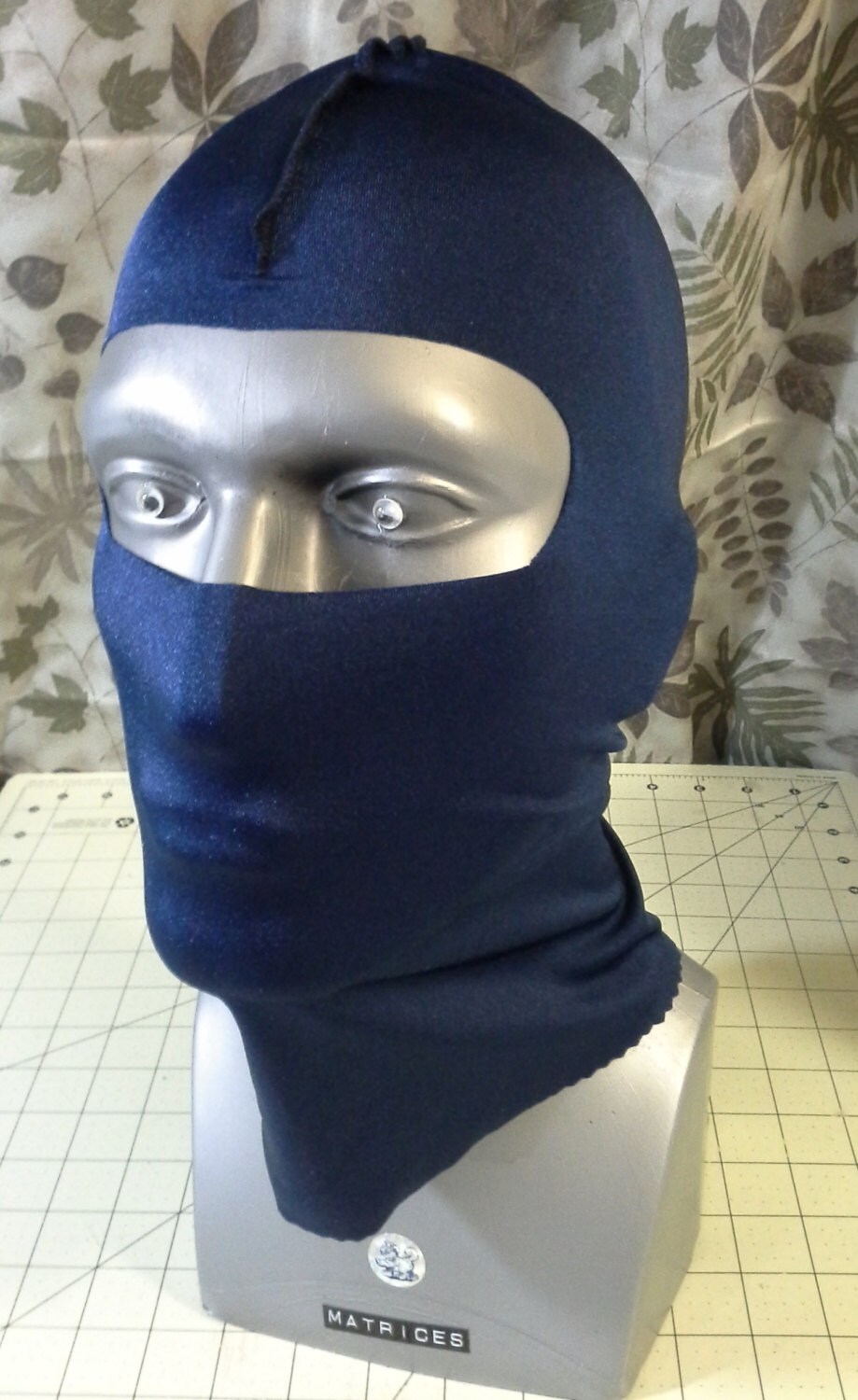 Midnight Blue Balaclava Lycra Hood