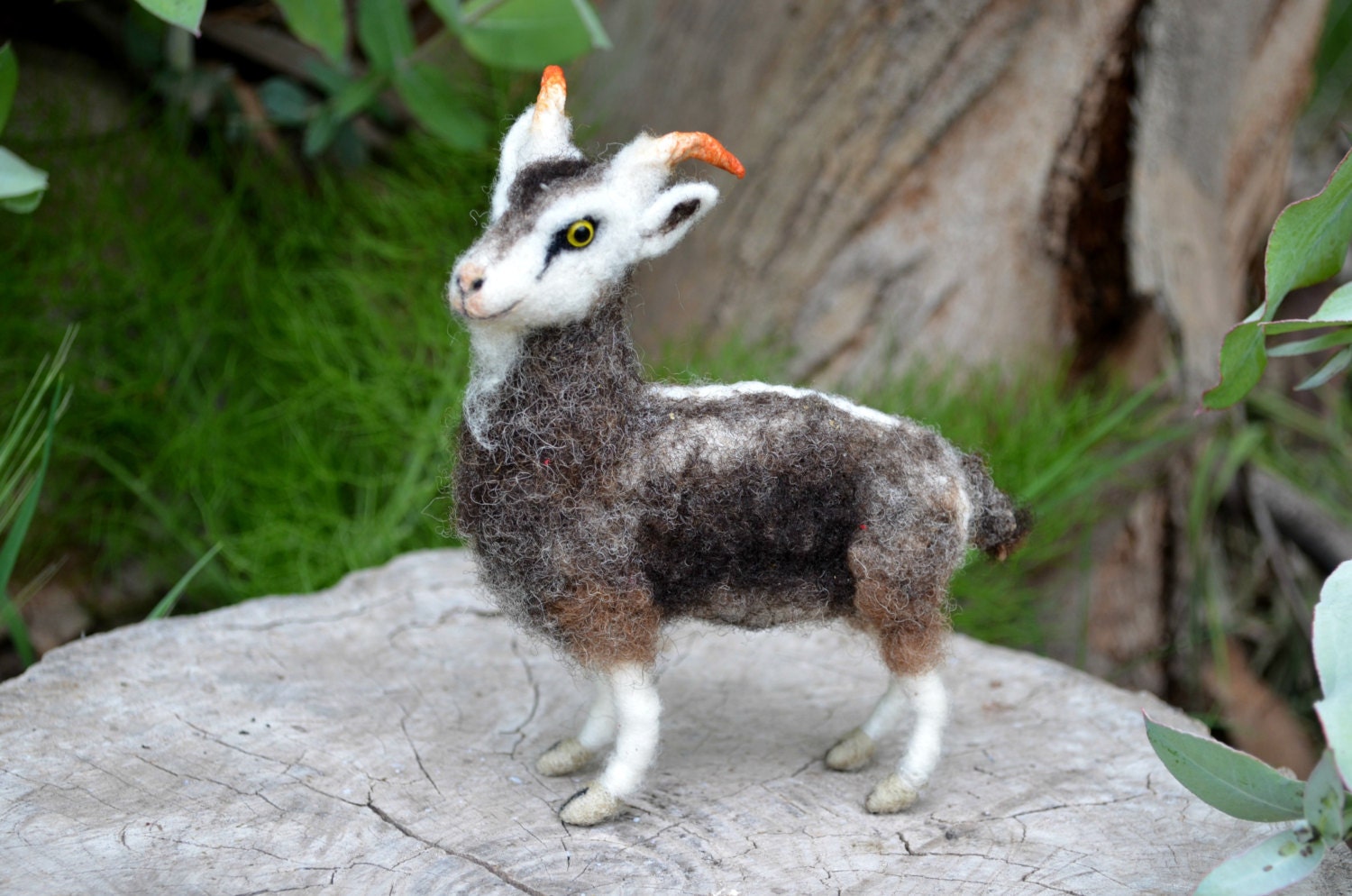 Felted goat by Harthicune