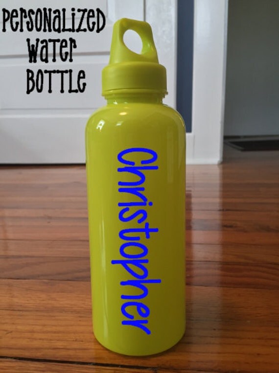 Items similar to Personalized Water Bottle Children's Water Bottle