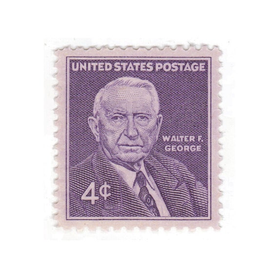1960 Vintage Postage Stamp Senator Walter 10 Unused