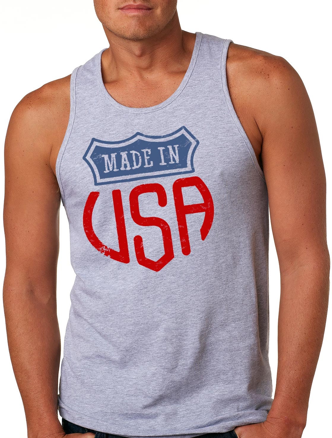 USA Tank Top Made In USA 4th July Independence Day Tank Top