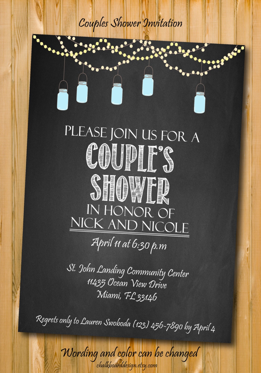 Couples Shower Invitations Printable 6