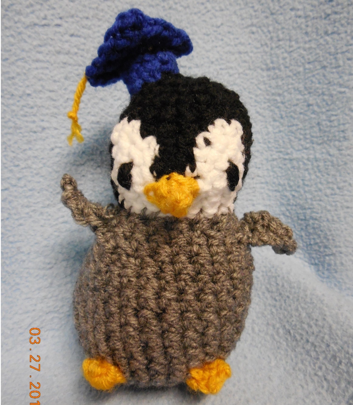 penguin graduation plush