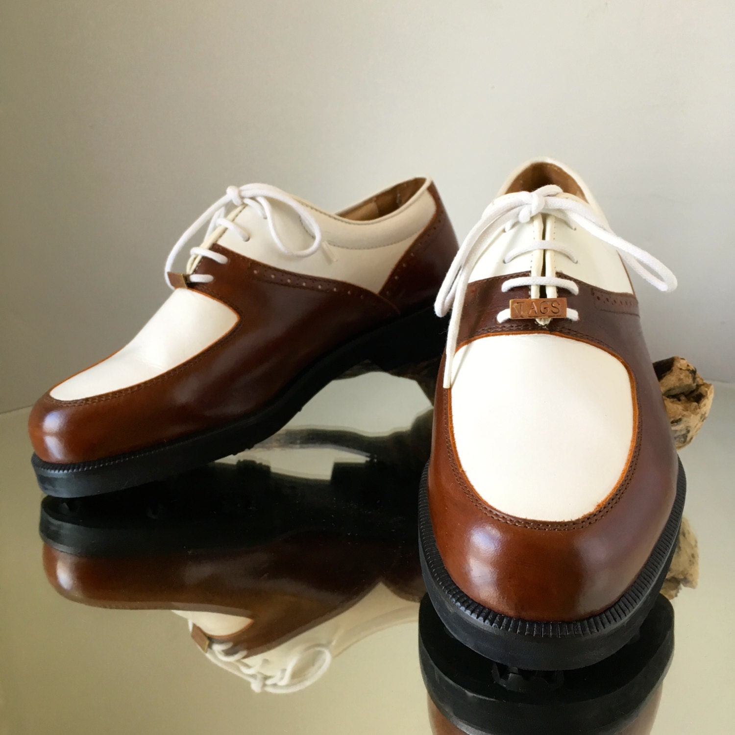 Vintage TAGS Ladies Classic Italian Made Golf Shoes Women