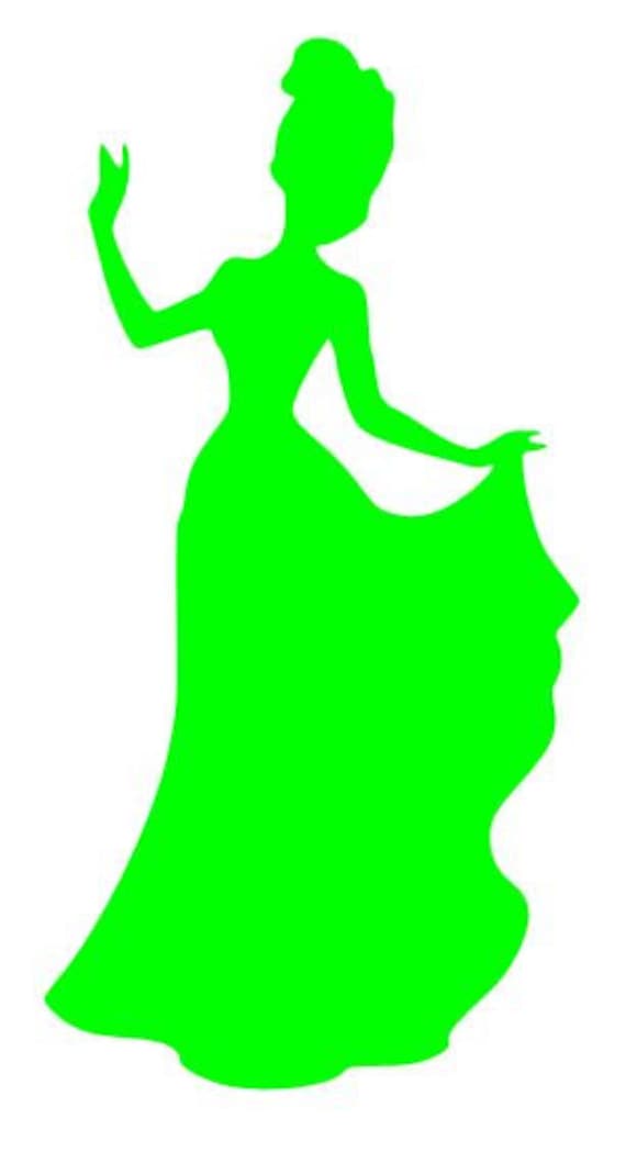 Download Disney Princess TIANA SILHOUETTE Vinyl Decal by RafysDecals