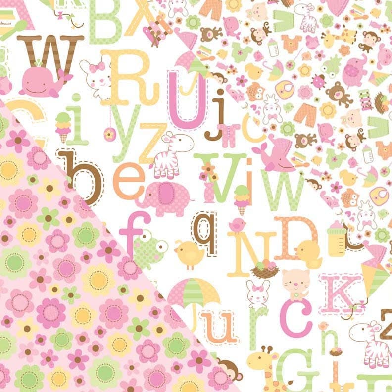 Baby Girl Fabric Courthouse Steps Baby Quilt Kit Imagine with Riley Blake Designs Cuddle your little sunshine! Quilt kit includes the pattern and When Skies are Grey fabric for the 40