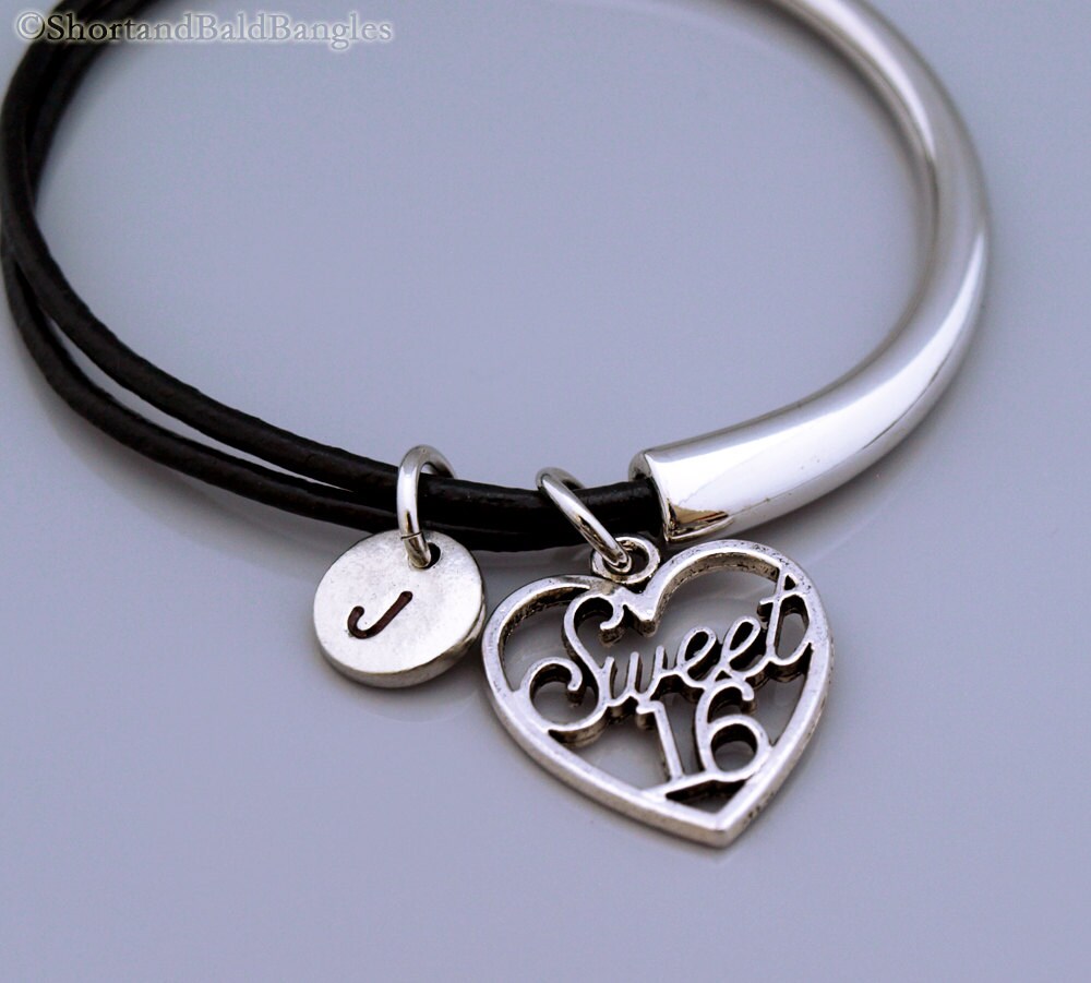 Sweet 16 bangle Sweet 16 bracelet Sweet sixteen charm