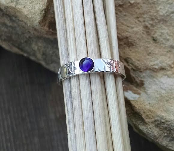 Stackable Birthstone Rings Family Branches Finish Gemstone Birthstone Meaningful Jewelry Symbolizing Family