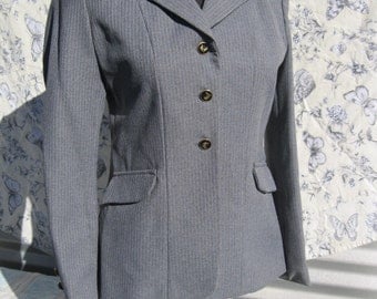 Riding Jacket,Grey Pin Stripped Hunt Coat reduced from 50 to 30