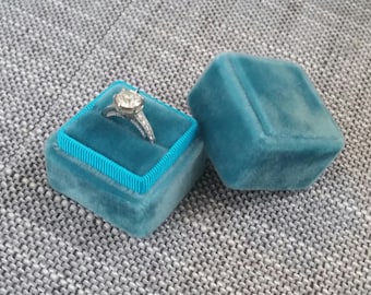 Handmade engagement ring holder