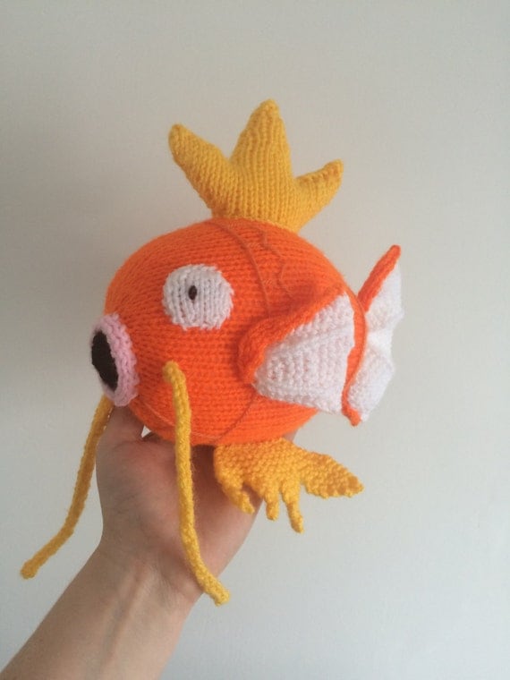 knitted pokemon plush