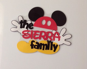 Personalized Family Name Disney Cruise Door Magnet