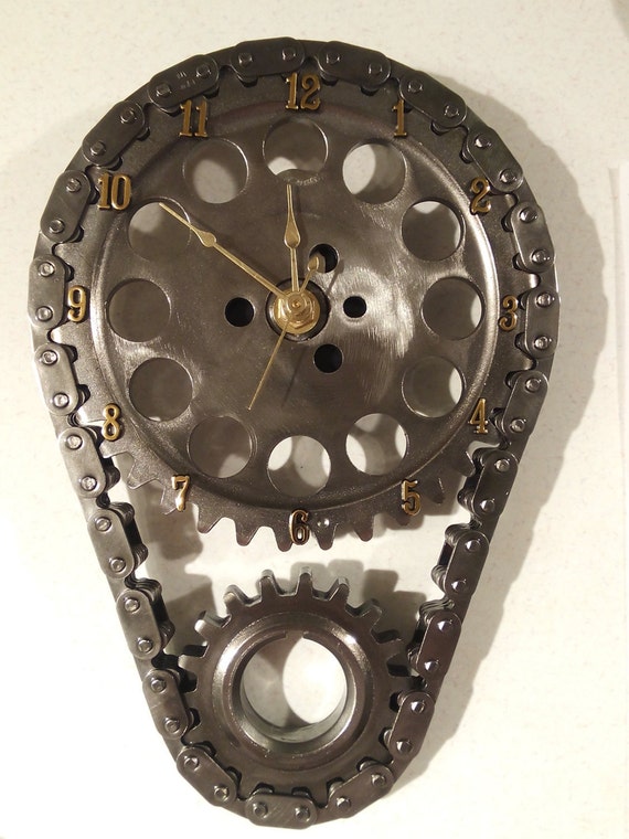 Engine Timing Gear WALL Clock Automotive by FrostAutoDecor on Etsy