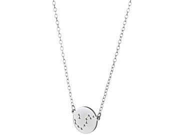 Aquarius Necklace / Zodiac Necklace / Horoscope Necklace / Sterling Silver / 14k Gold over Silver / Dainty & Delicate Necklace