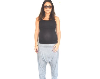 Harem pants, Plus size harem pants, Drop crotch harem pants, Maternity harem pants, Harem pants cotton, Drop crotch maternity pants