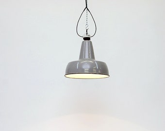 Pendant industrial lamp , in metal :"Otarie".