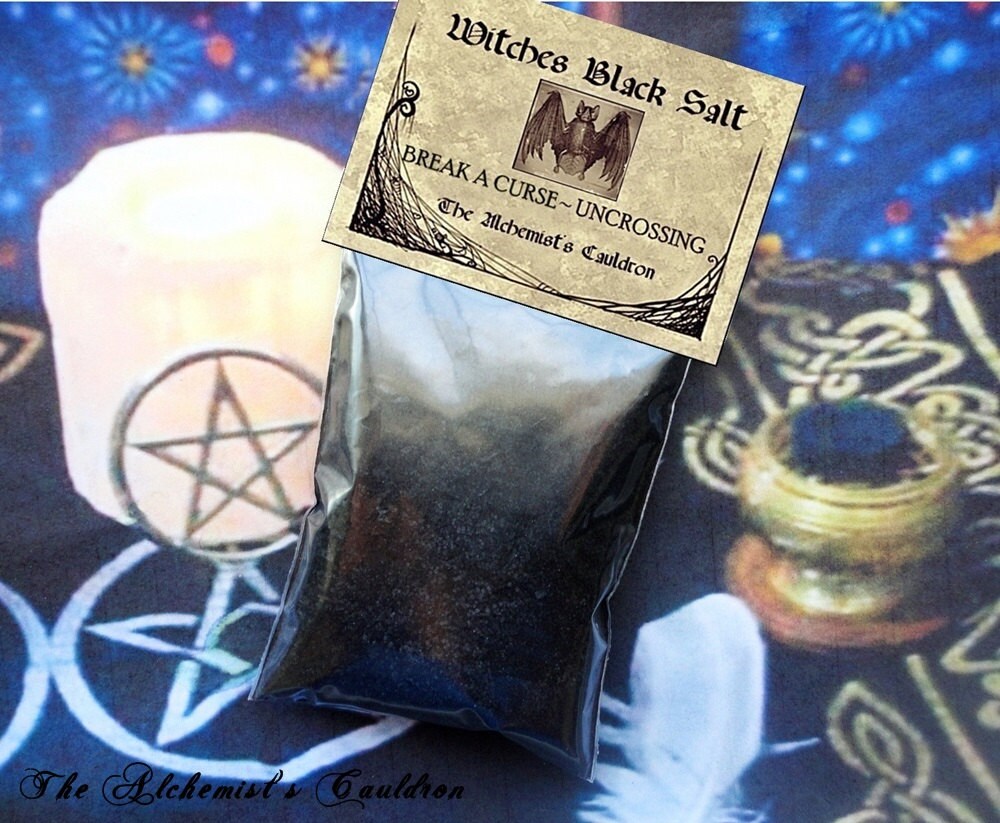 UNCROSSING Black Salt Break A Curse Remove Bad Luck Remove