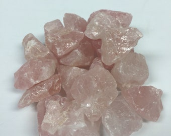 fake raw rose quartz