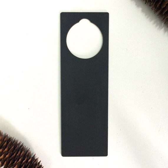 Chalkboard sign diy door knob sign door hanger