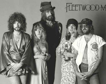 Fleetwood Mac Band Rare Poster
