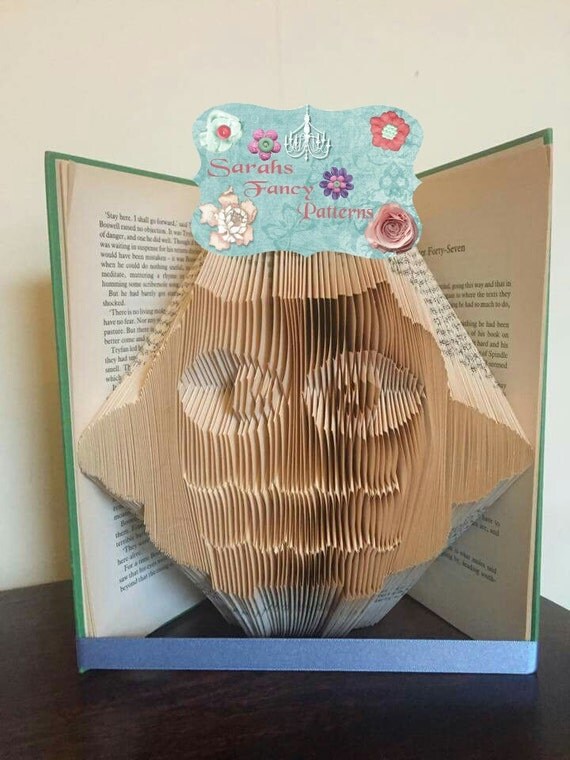 Cute Owl Book Folding Pattern