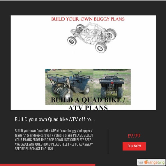 BUILD your own Quad bike ATV off road buggy / by RetroDIYandPlants