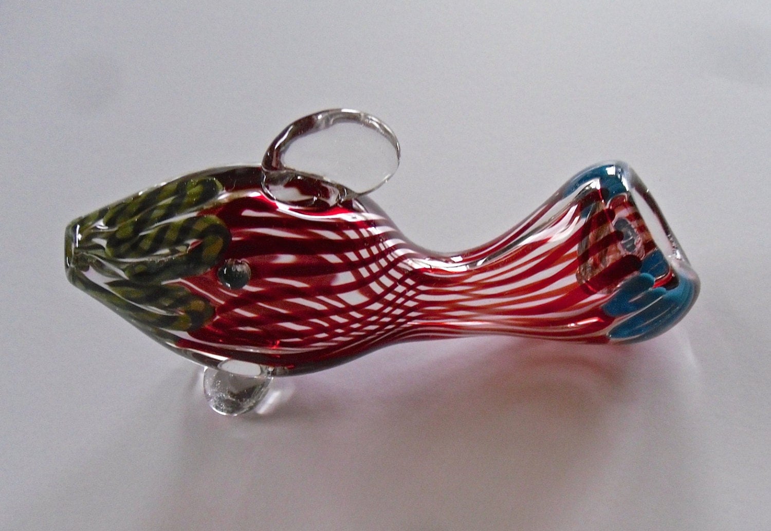Colorful Fish Shaped Glass Pipe Animal Pipe