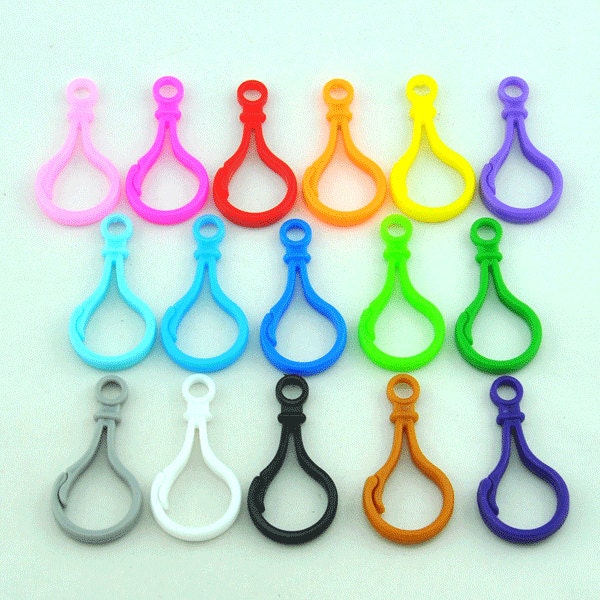 50mm Colorful Plastic Key Chains Plastic Key Chains & Bag