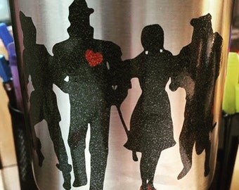 Wizard of oz Decal / Yeti Decal / Wizard of Oz / dorothy/ ruby red slippers