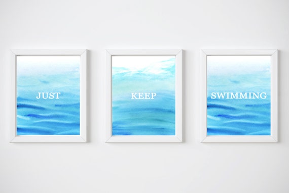 Just Keep Swimming Finding Nemo Quote Dory Disney Quote