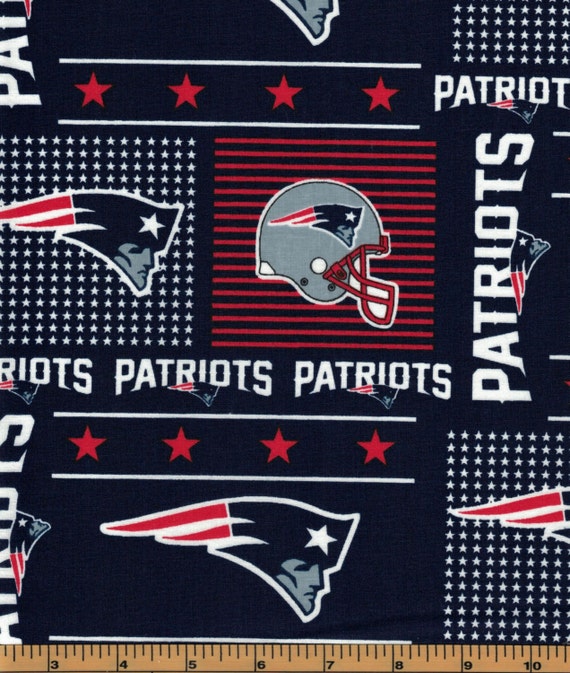 New England Patriots Fabric NFL 100% Cotton High Quality