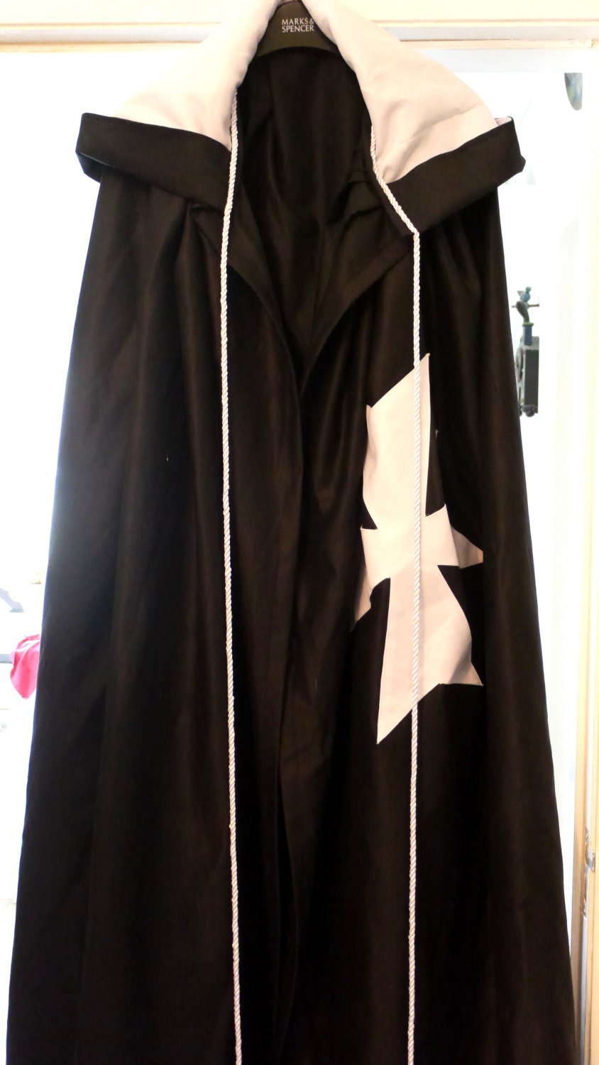 Knights Templar Black Robe Knights Templar Cloak