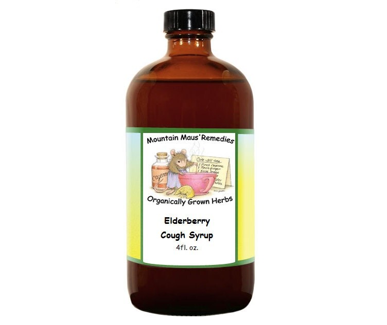 Elderberry Cough Syrup by MountainMausRemedies on Etsy