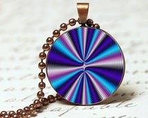 Anna Short Pendant Silver Necklace in Gray Illusion main image 1