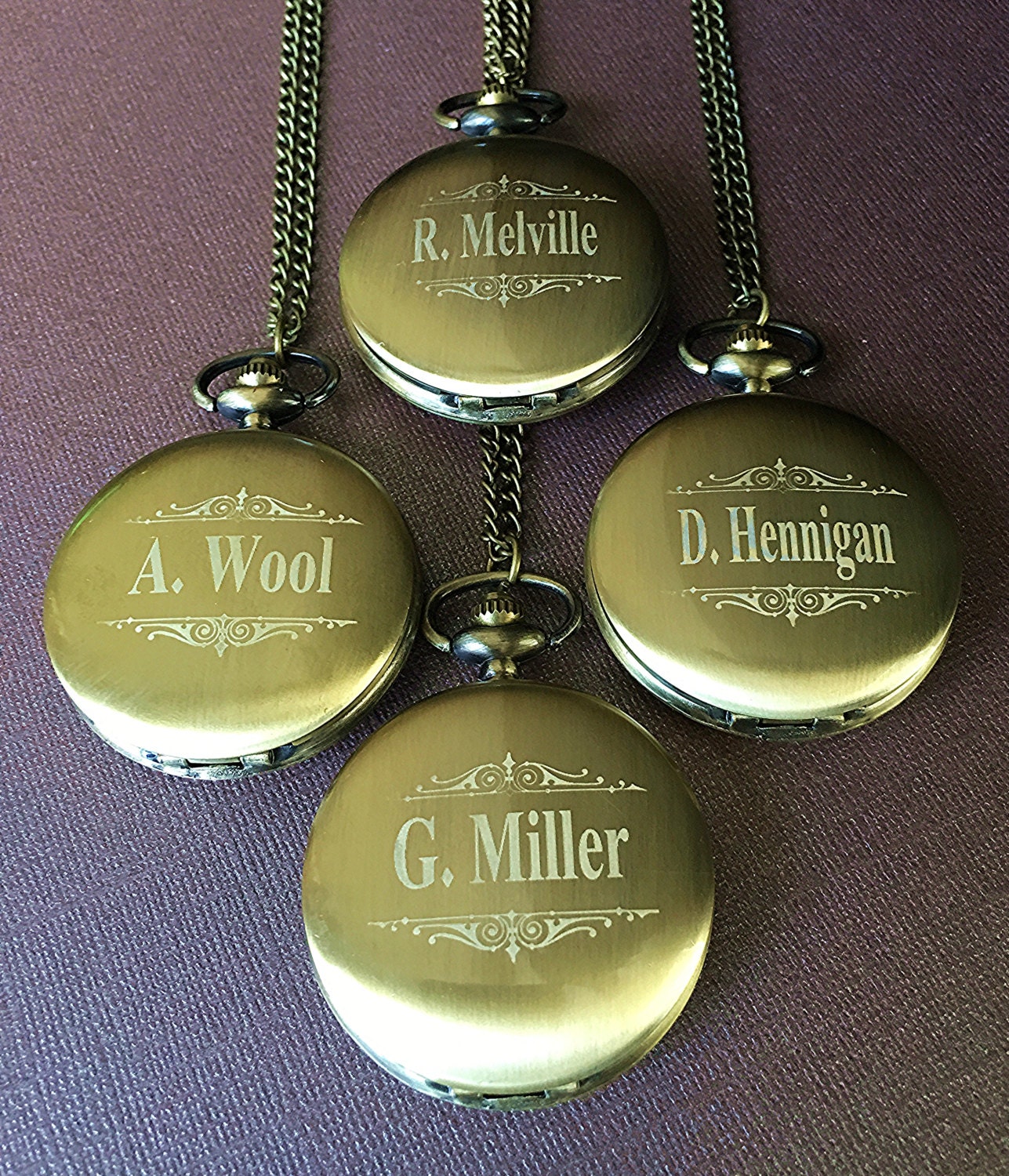 Laser Engraved Gifts
 4 Personalized ts 4 Laser engraved pocket watches in t