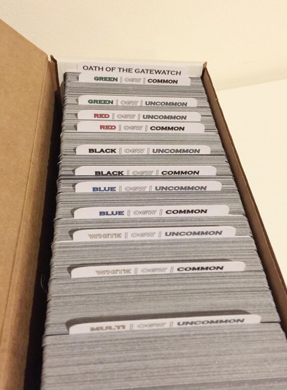 MTG Dividers Choose A Standard Set Magic The By ACGCraftWorks