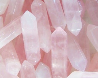 Pink Rose quartz crystal pendants, loose crystals, rose quartz pendant, rose quartz stone, raw rose quartz, crystals for wire wrapping