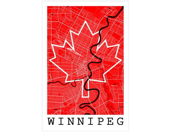 Street map Winnipeg Canada PDF