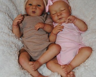 Twin Surprise Reborn Lifelike Art Dolls