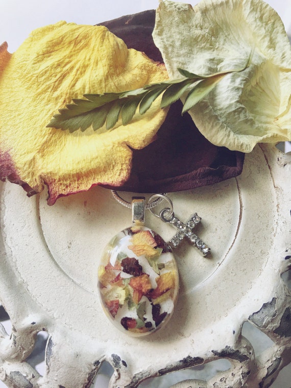 Memorial Jewelry Memorial flower Jewelry Funeral Flowers