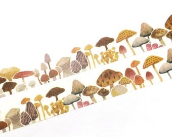 Mushrooms washi tape (T0099)