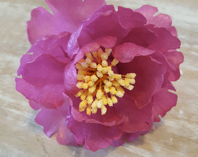 Edible Peonies, Large Wafer Paper Flowers for Cakes, Wedding Cake Decorations - Tree Peonies