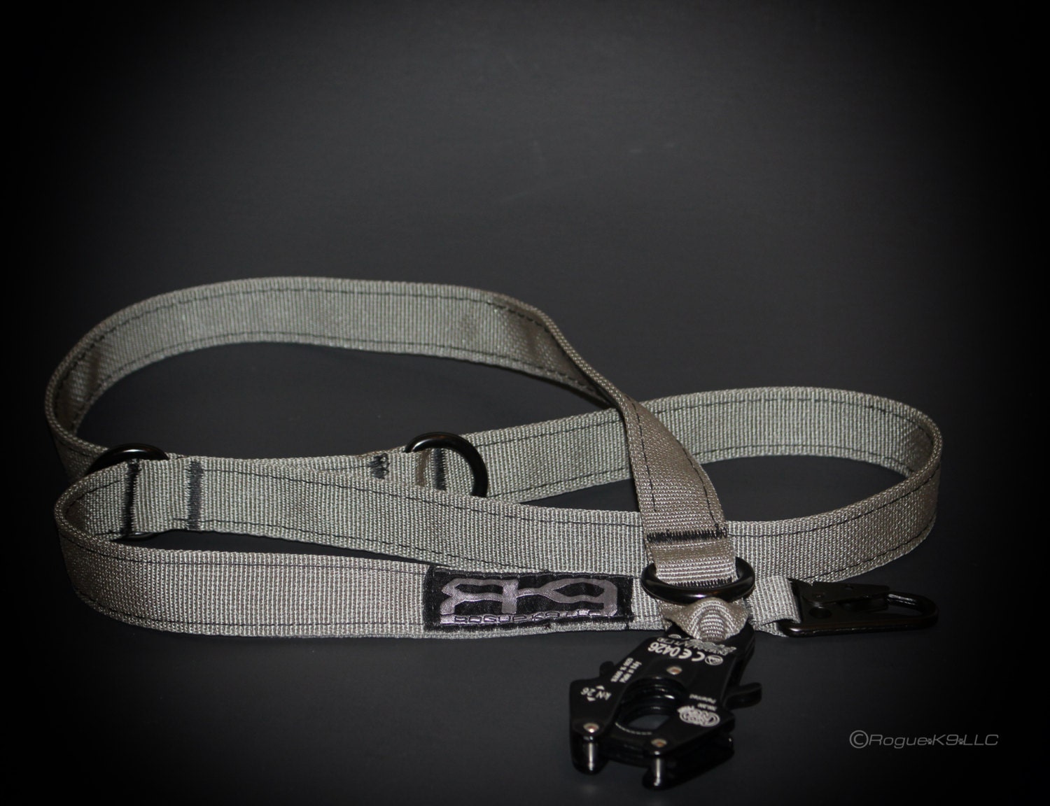 4.5ft Adjustable Tactical FROG Dog Leash handmade by by RogueK9LLC