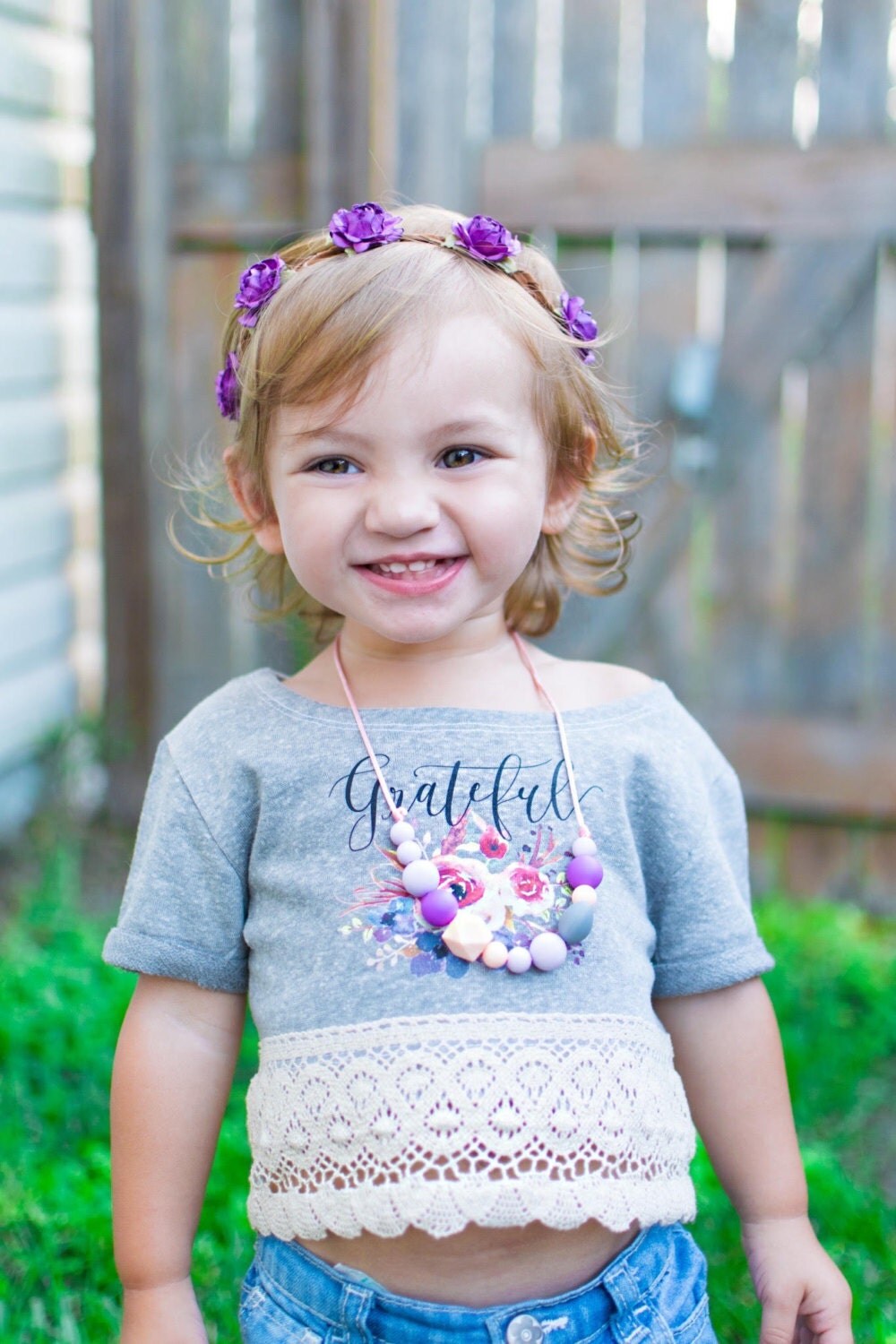 Toddler Necklace Girls Necklace Baby Necklace Teething