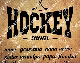 Download Digital Cut File Hockey Dad Sports Dad SVG DXF EPS